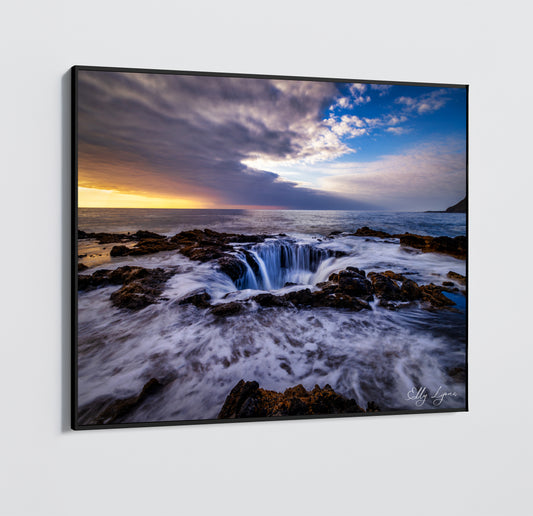 Oregon Coast | Thor's Well | Sunrise | Sunset | Pacific Ocean | Print | Paper | Canvas | Metal | Acrylic