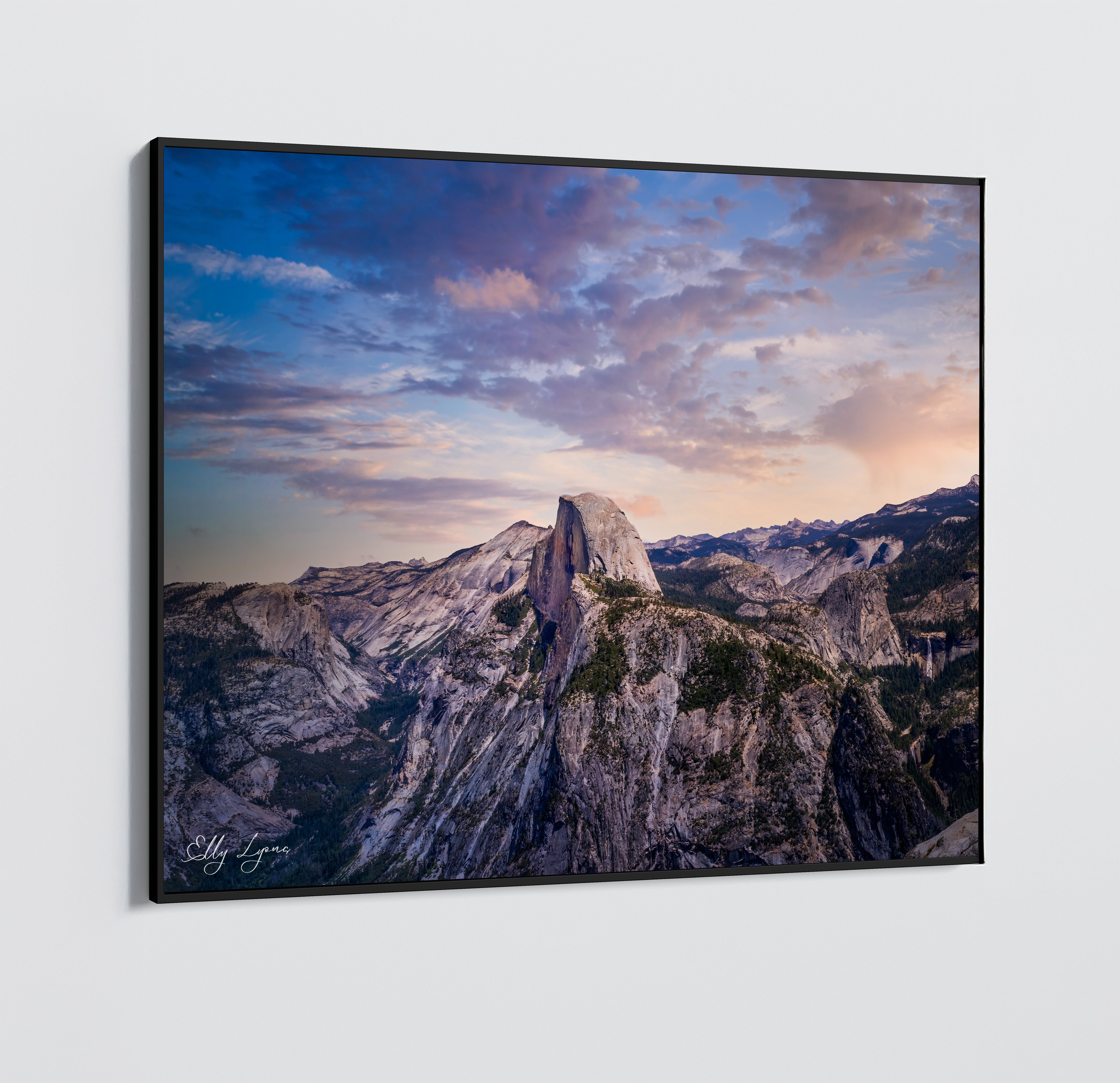 Yosemite National Park Print | Half Dome Sunrise Art Print | Yosemite Canvas | National Park Print | Glacier Point | Dramatic Nature Print