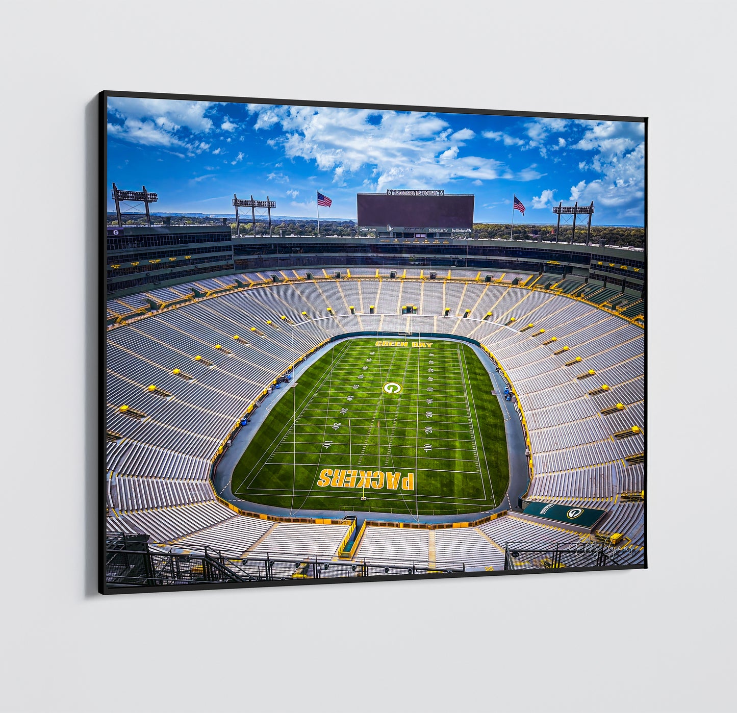 Lambeau Field | Green Bay | Packers | Wisconsin | Print | Paper | Canvas | Metal | Acrylic