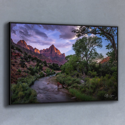 The Watchman at Dusk - Zion National Park Wall Art