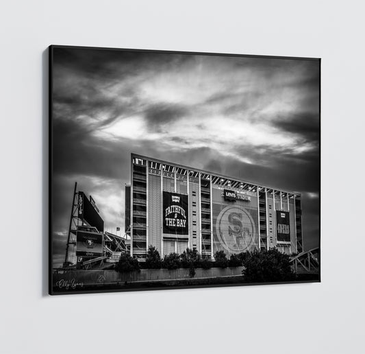 Levi's Stadium | San Francisco 49ers | Black & White | Football Lovers Print | Santa Clara | California | Print | Canvas | Metal | Acrylic