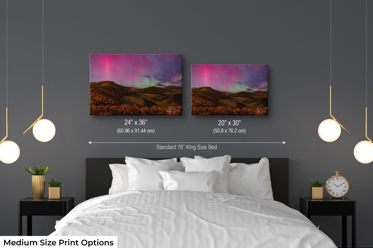 Northern Lights | Night Sky Photo | Aurora Borealis Wall Art Print | Colors of Earth | Landscape Photography | Museum Quality Print