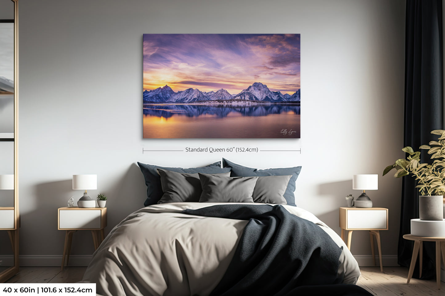 Grand Teton Sunset on the Dam | Grand Teton National Park | Jackson, Wyoming | Print | Paper | Canvas | Metal | Acrylic