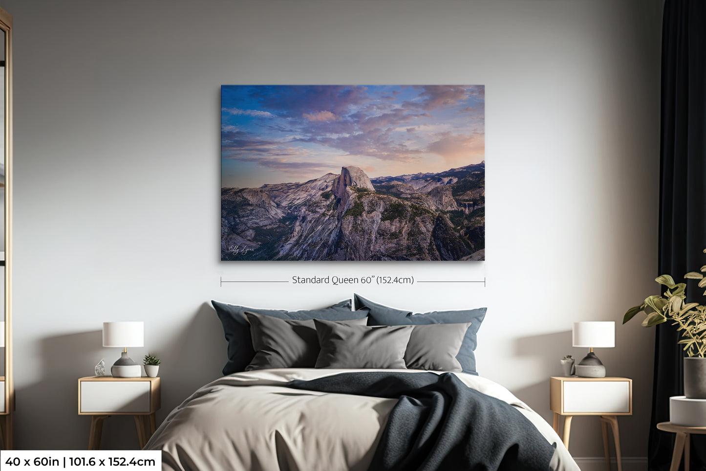 Yosemite National Park Print | Half Dome Sunrise Art Print | Yosemite Canvas | National Park Print | Glacier Point | Dramatic Nature Print