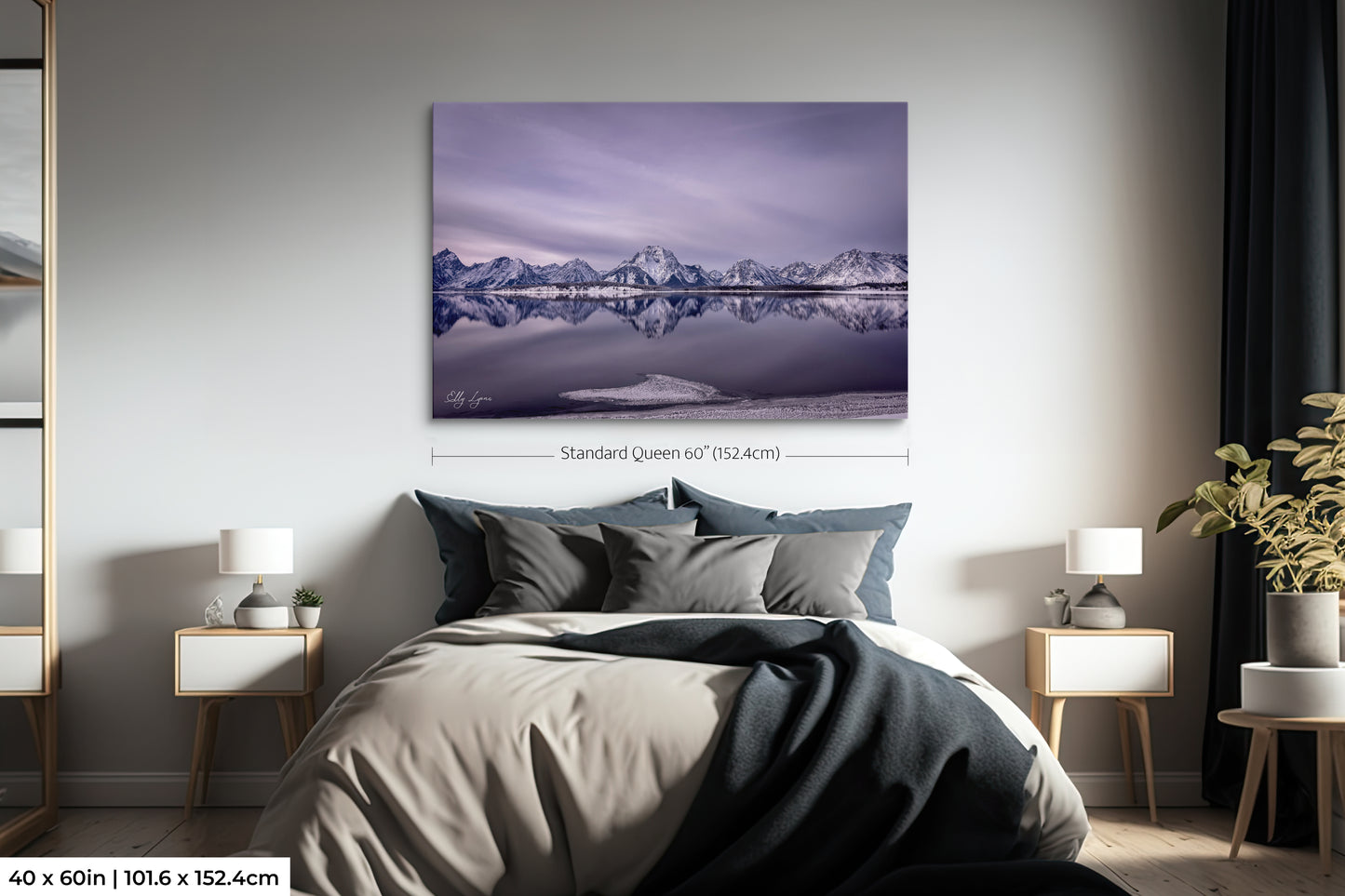 Grand Teton Print | Mountain Print | Grand Tetons Art | Reflection Art | Grand Tetons Art | Wyoming Art | Canvas Print | Metal | Acrylic