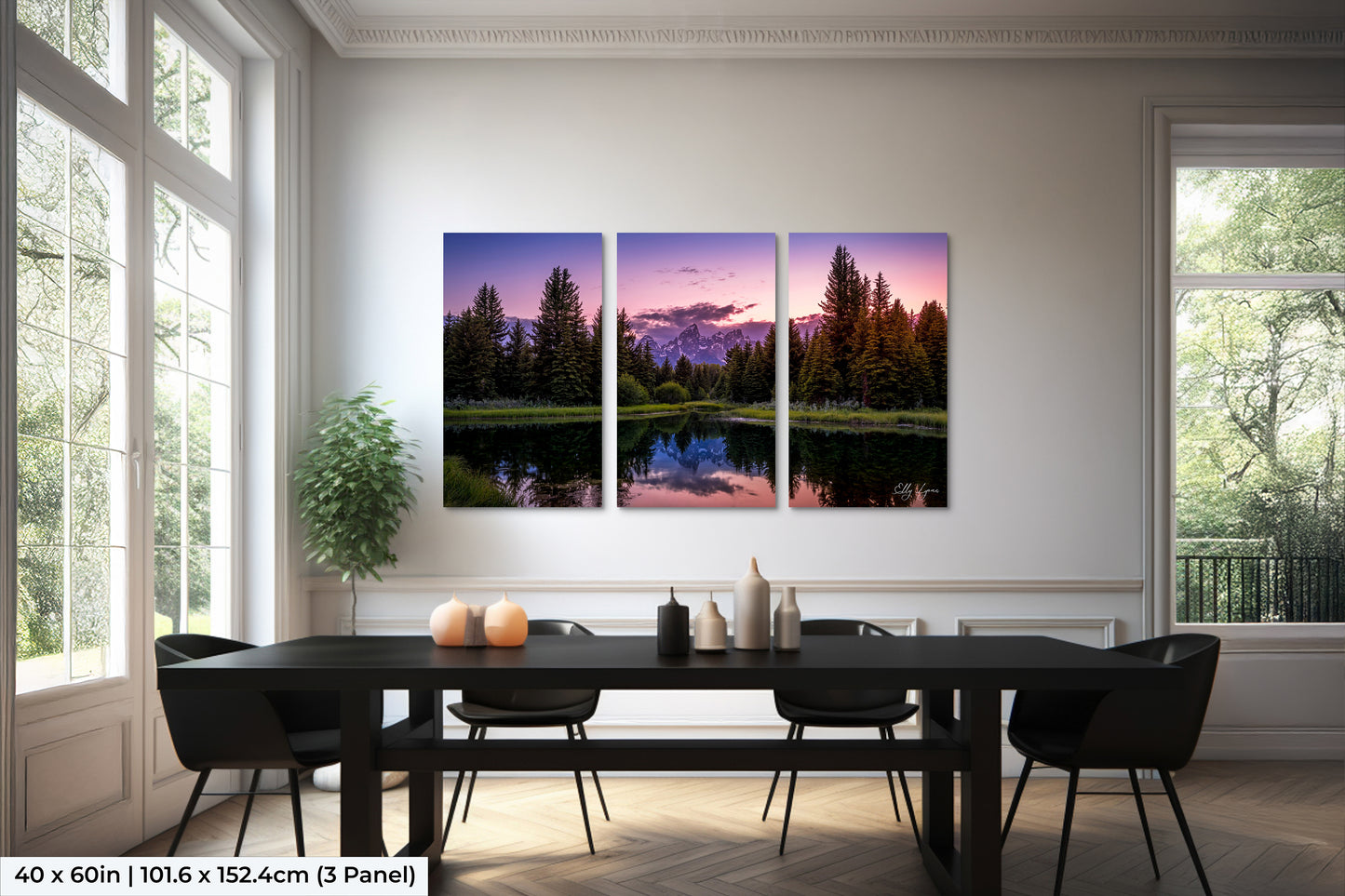 Grand Teton Art | Grand Tetons National Park Print | Wyoming Wilderness Print | Schwabacher's Landing | Sunset Sunrise Wall Decor