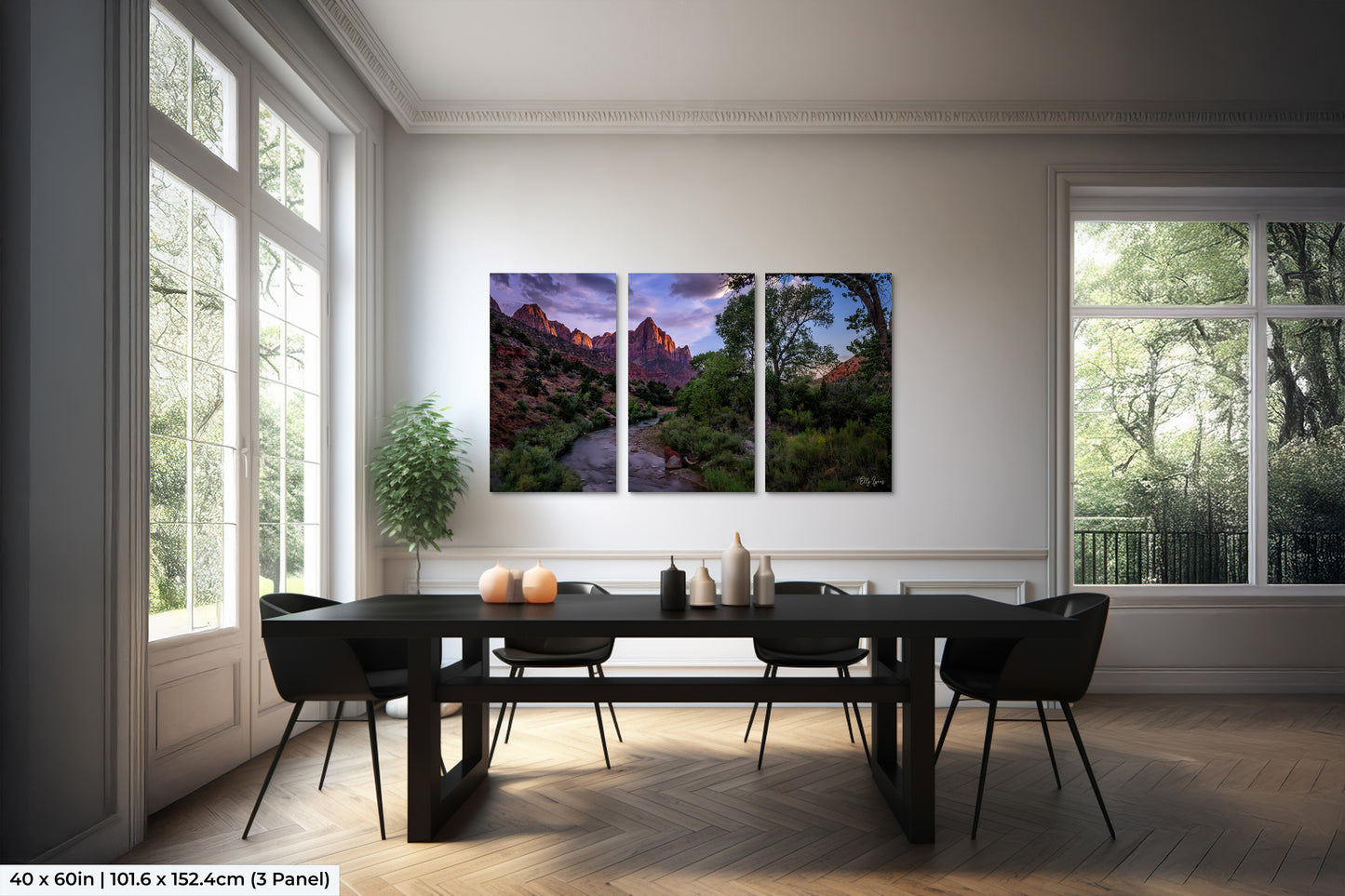 Zion National Park | The Watchman | Utah Wall Art | Travel Poster | National Park Poster | Wall Art Print | Panoramic Art