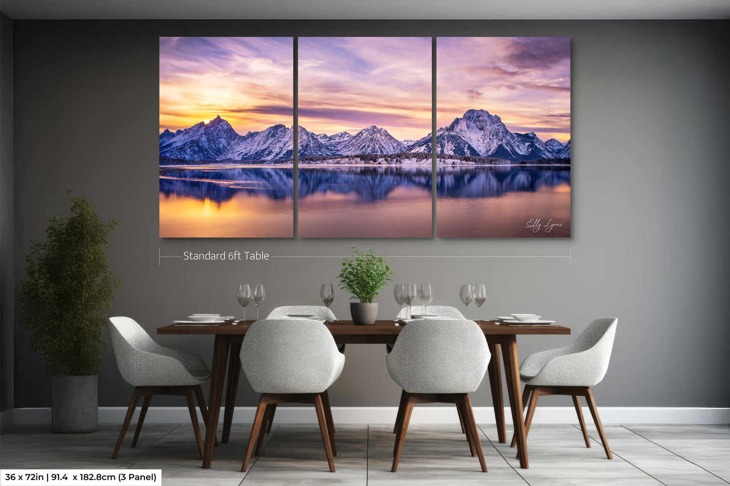 Grand Teton Sunset on the Dam | Grand Teton National Park | Jackson, Wyoming | Print | Paper | Canvas | Metal | Acrylic