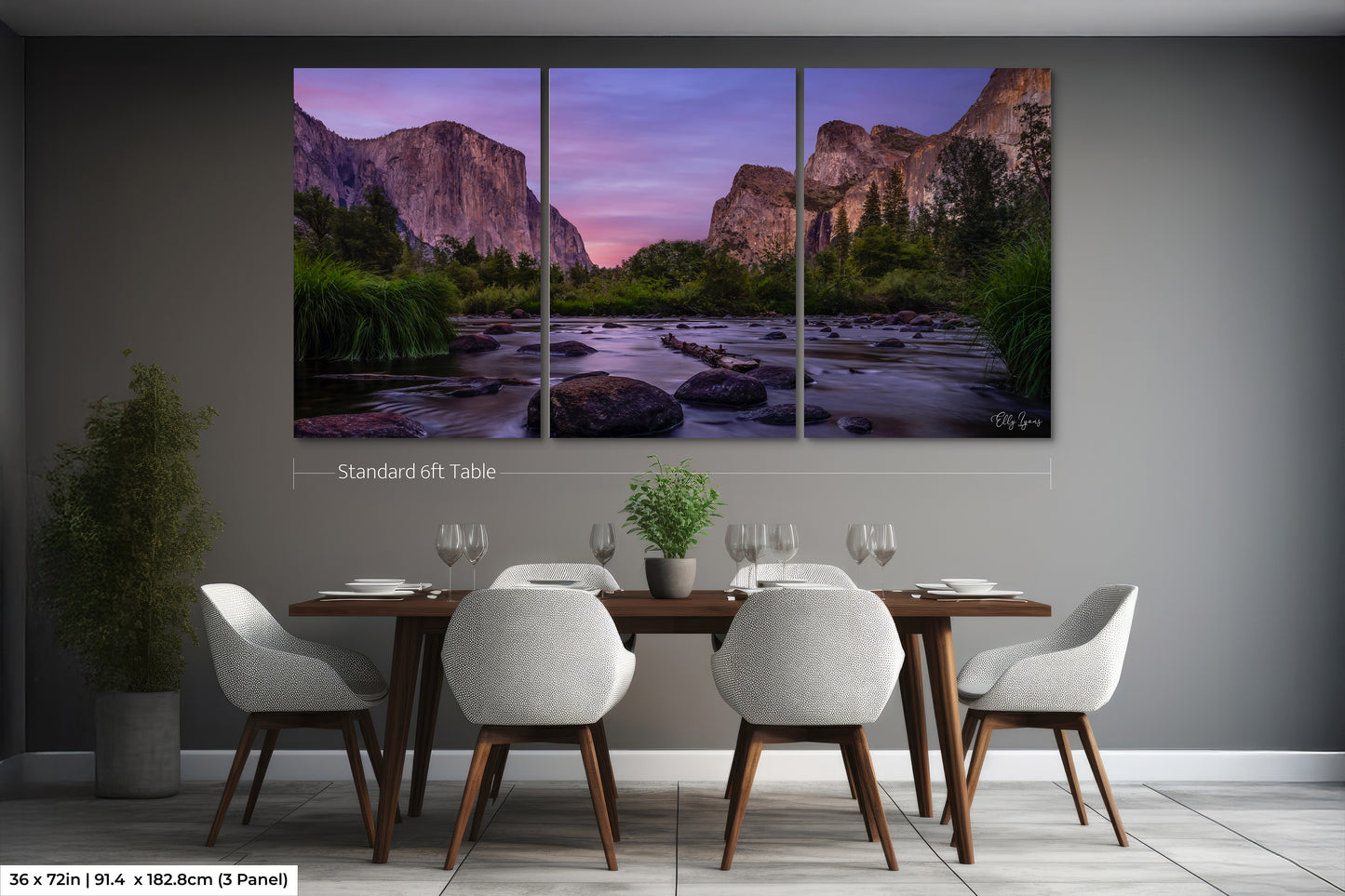 El Capitan | Merced River | Yosemite National Park Print | Yosemite California | Sunset | Sunrise | Print | Paper | Canvas | Metal | Acrylic