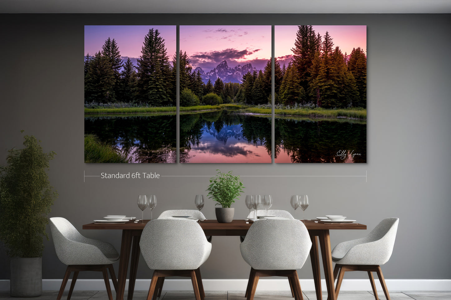 Grand Teton Art | Grand Tetons National Park Print | Wyoming Wilderness Print | Schwabacher's Landing | Sunset Sunrise Wall Decor