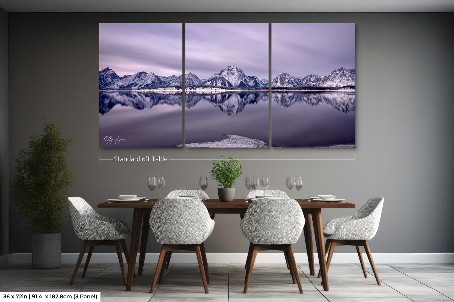 Grand Teton Print | Mountain Print | Grand Tetons Art | Reflection Art | Grand Tetons Art | Wyoming Art | Canvas Print | Metal | Acrylic