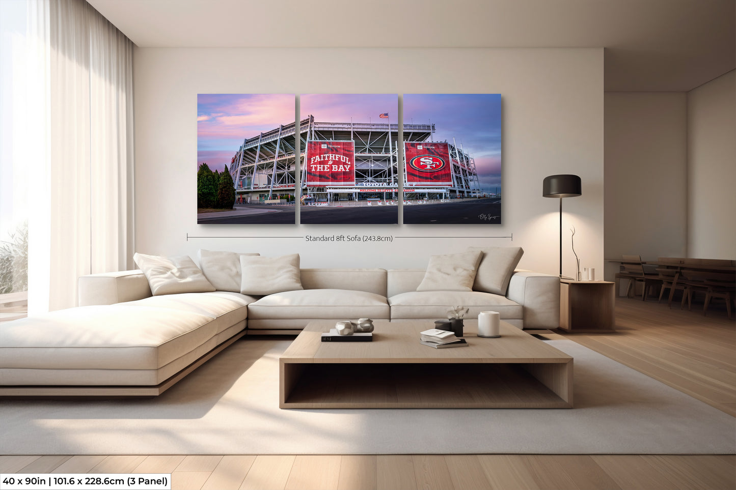 Levi's Stadium | San Francisco 49ers | Print for Football Lovers | Santa Clara | California | Print | Canvas | Metal | Acrylic