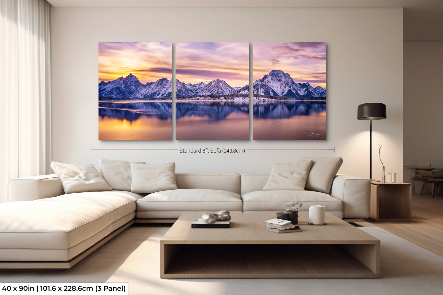 Grand Teton Sunset on the Dam | Grand Teton National Park | Jackson, Wyoming | Print | Paper | Canvas | Metal | Acrylic