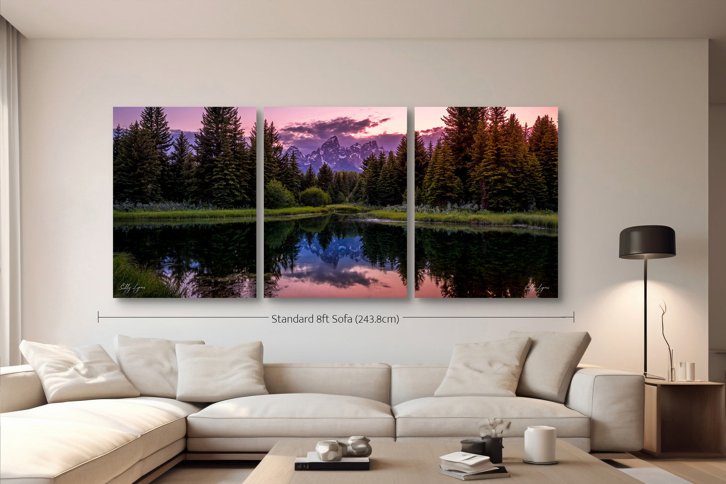 Grand Teton Art | Grand Tetons National Park Print | Wyoming Wilderness Print | Schwabacher's Landing | Sunset Sunrise Wall Decor