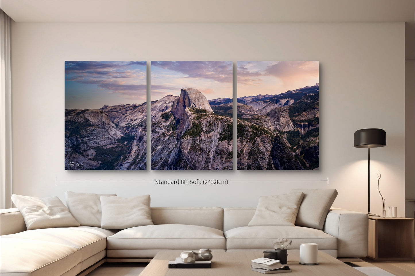 Yosemite National Park Print | Half Dome Sunrise Art Print | Yosemite Canvas | National Park Print | Glacier Point | Dramatic Nature Print